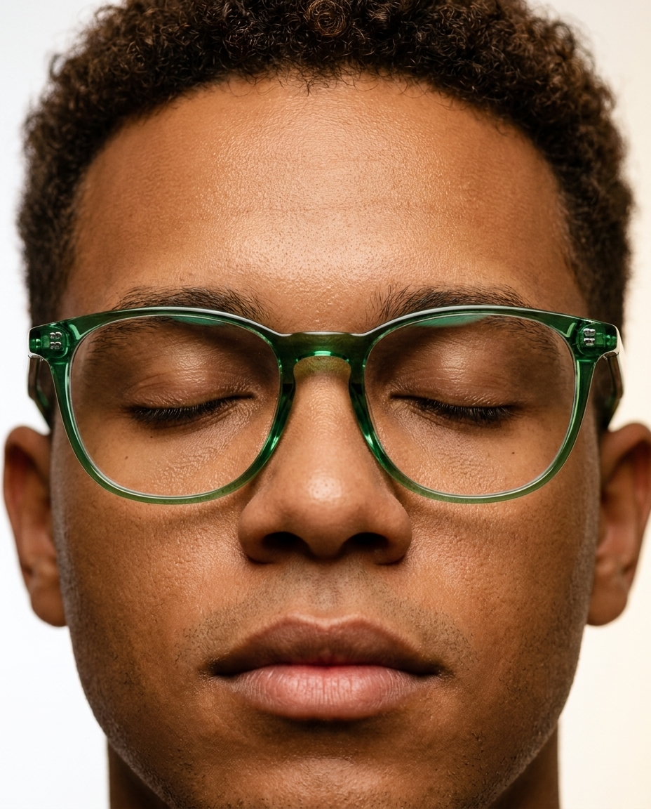 Trabajo remoto con lentes anti luz azul OKIO para prevenir fatiga visual